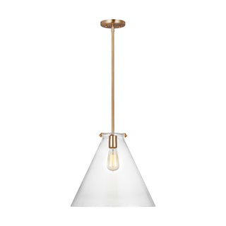 Buy satin-brass Kate Outdoor (Damp) Pendant by Visual Comfort Studio