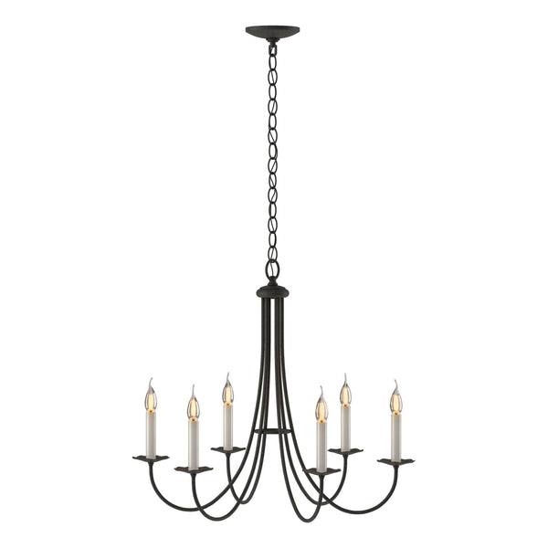 Simple Lines Chandelier by Hubbardton Forge