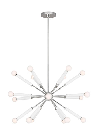 Buy polished-nickel Monroe Outdoor (Damp) Chandelier by Visual Comfort Studio