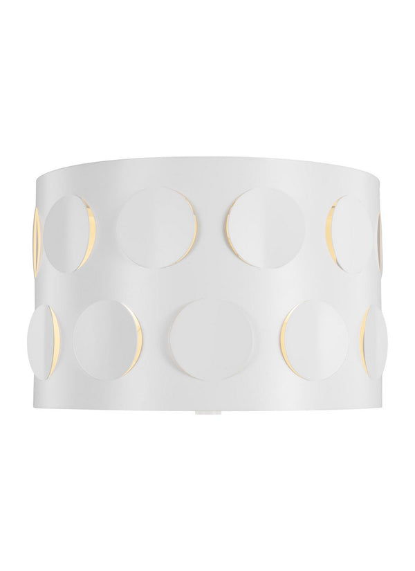Dottie Outdoor (Damp) Flush Mount Ceiling Light by Visual Comfort Studio