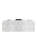 Dottie Outdoor (Damp) Flush Mount Ceiling Light by Visual Comfort Studio