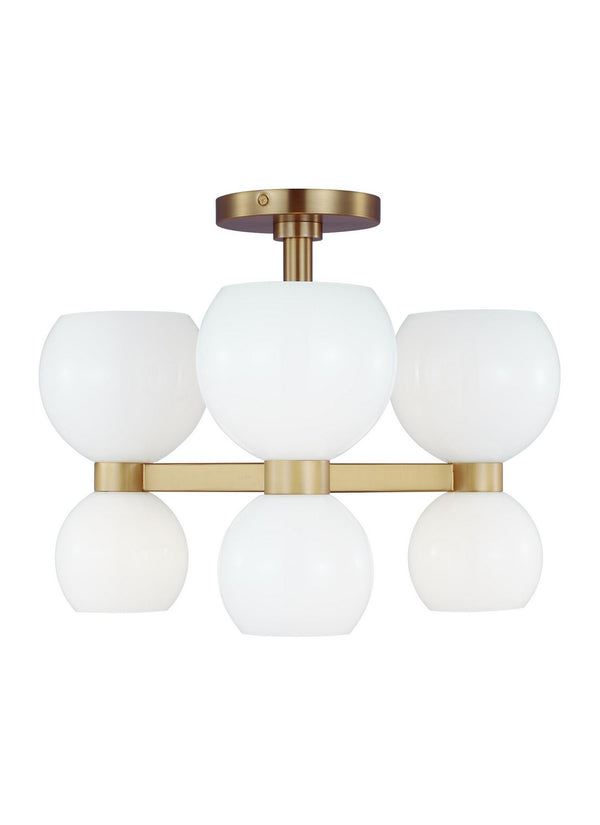 Londyn Outdoor (Damp) Semi-Flush Mount Ceiling Light by Visual Comfort Studio