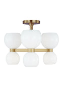 Londyn Outdoor (Damp) Semi Flush Mount Light by Visual Comfort Studio