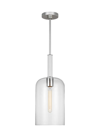 Buy polished-nickel Monroe Outdoor (Damp) Pendant by Visual Comfort Studio