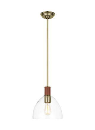 Buy time-worn-brass Hadley Outdoor (Damp) Pendant by Visual Comfort Studio