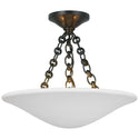 Mollino Outdoor (Damp) Semi Flush Mount Ceiling Light by Visual Comfort Signature