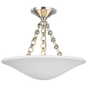 Mollino Outdoor (Damp) Semi Flush Mount Ceiling Light by Visual Comfort Signature
