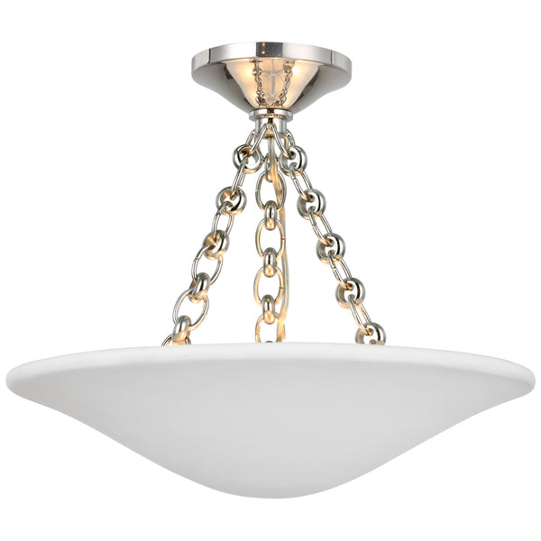 Mollino Outdoor (Damp) Semi Flush Mount Ceiling Light by Visual Comfort Signature