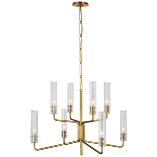 Buy hand-rubbed-antique-brass Casoria Outdoor (Damp) Chandelier by Visual Comfort Signature