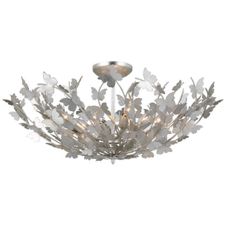 Farfalle Outdoor (Damp) Semi Flush Mount Ceiling Light by Visual Comfort Signature