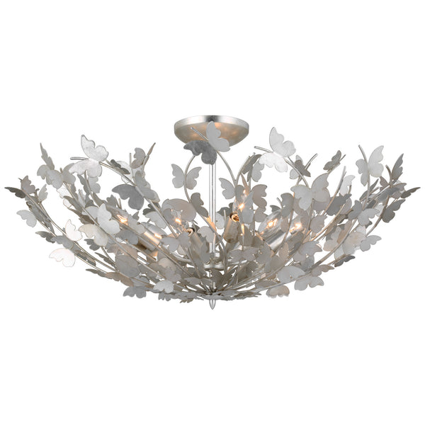 Farfalle Outdoor (Damp) Semi Flush Mount Ceiling Light by Visual Comfort Signature