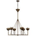 Alberto Outdoor (Damp) Chandelier by Visual Comfort Signature