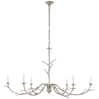 Buy burnished-silver-leaf Iberia Chandelier by Visual Comfort Signature
