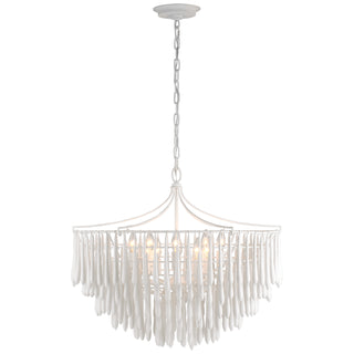 Buy plaster-white Vacarro Outdoor (Damp) Chandelier by Visual Comfort Signature