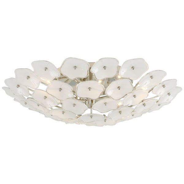 Leighton Outdoor (Damp) Flush Mount Ceiling Light by Visual Comfort Signature