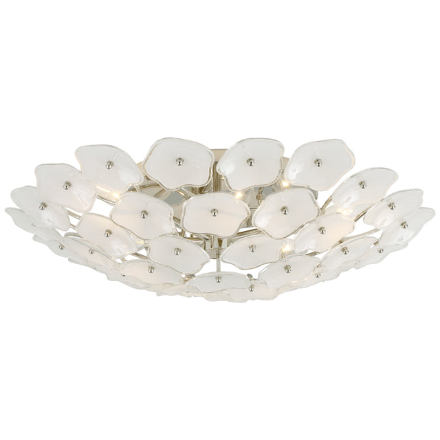 Leighton Outdoor (Damp) Flush Mount Ceiling Light by Visual Comfort Signature