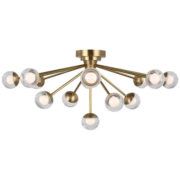Alloway Outdoor (Damp) Flush Mount Ceiling Light by Visual Comfort Signature