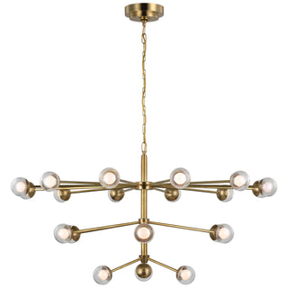 Buy soft-brass Alloway Outdoor (Damp) Chandelier by Visual Comfort Signature