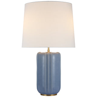 Buy polar-blue-crackle Minx Table Lamp by Visual Comfort Signature