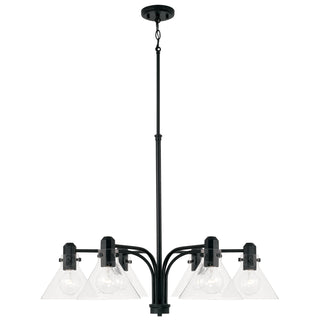Buy matte-black Greer Chandelier by Capital Lighting