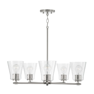 Buy brushed-nickel Baker Chandelier by Capital Lighting