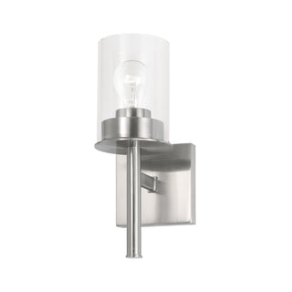 Buy brushed-nickel Mason Outdoor (Damp) Sconce by Capital Lighting