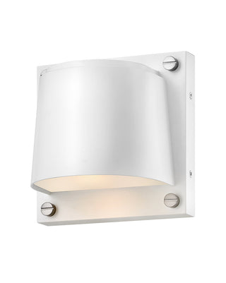 Buy satin-white Scout Outdoor (Wet) Sconce by Hinkley