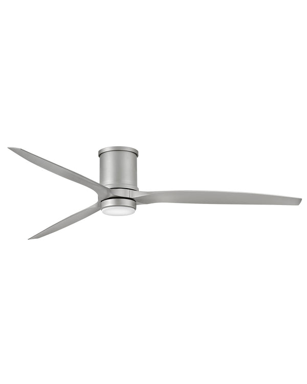 Hover Flush Outdoor (Wet) Flush Mount Ceiling Fan with Light by Hinkley