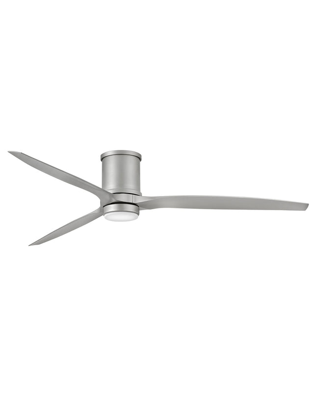 Hover Flush Outdoor (Wet) Flush Mount Ceiling Fan with Light by Hinkley