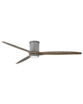 Hover Flush Outdoor (Wet) Flush Mount Ceiling Fan with Light by Hinkley