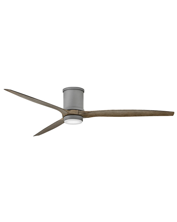 3-Blades Hover Flush Outdoor (Wet) Hugger Ceiling Fan with Light by Hinkley