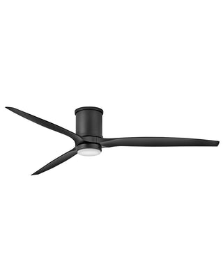 Buy matte-black-finish-with-matte-black-blades 3-Blades Hover Flush Hinkley by Hinkley