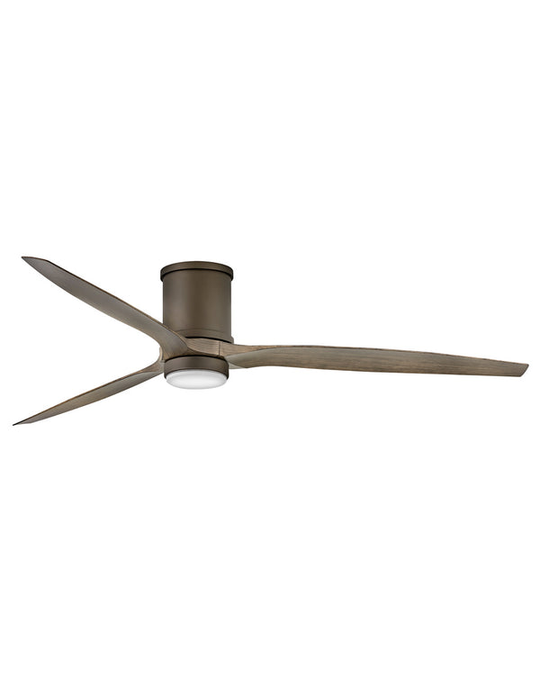 Hover Flush Outdoor (Wet) Hugger Ceiling Fan with Light by Hinkley