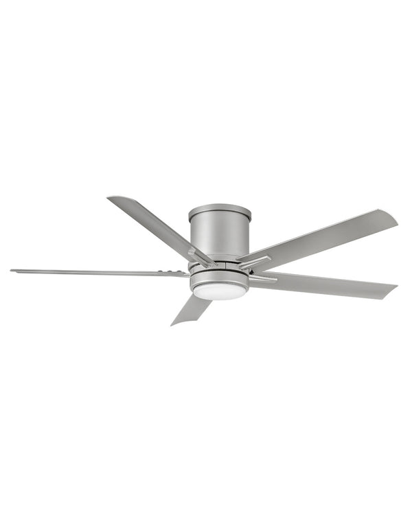Vail Flush Outdoor (Wet) Hugger Ceiling Fan with Light by Hinkley