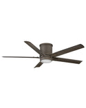 Vail Flush Outdoor (Wet) Hugger Ceiling Fan with Light by Hinkley