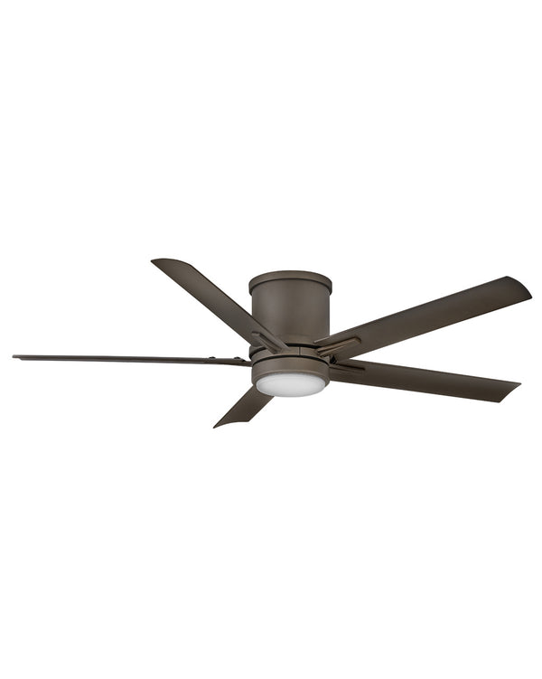Vail Flush Outdoor (Wet) Hugger Ceiling Fan with Light by Hinkley