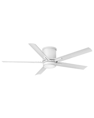 Buy matte-white-finish-with-matte-white-blades 5-Blades Vail Flush Hinkley by Hinkley