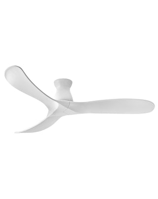 Buy matte-white-finish-with-matte-white-blades Swell Flush Outdoor (Damp) Flush Mount Ceiling Fan by Hinkley