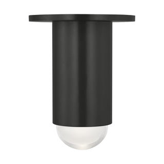 Buy dark-bronze-with-crystal-glass-and-clear-shade Ebell Outdoor (Damp) Flush Mount Ceiling Light by Visual Comfort Modern