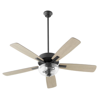 Buy matte-black-finish-with-weathered-gray-and-reversible-matte-black-blades Ovation Ceiling Fan by Quorum