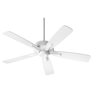 Buy studio-white-finish-with-washed-oak-and-reversible-studio-white-blades Ovation Ceiling Fan by Quorum