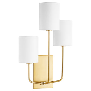 Buy aged-brass Harmony Outdoor (Damp) Sconce by Quorum