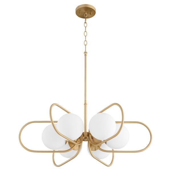 Belmont Outdoor (Damp) Chandelier by Quorum