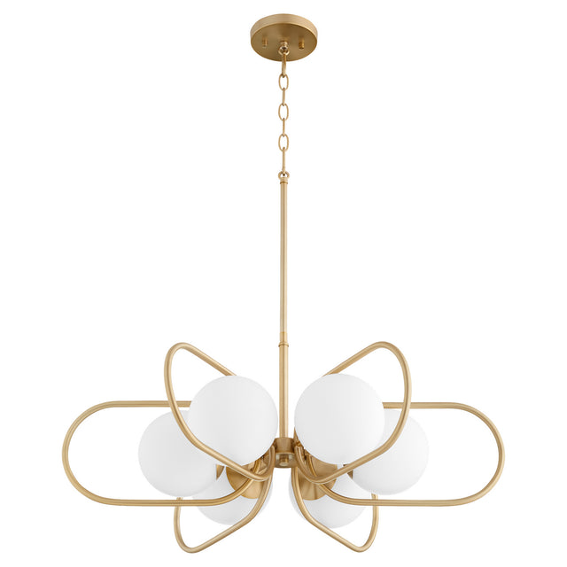 Belmont Outdoor (Damp) Chandelier by Quorum