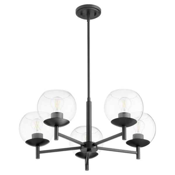 Lyon Outdoor (Damp) Chandelier by Quorum