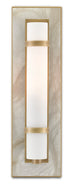 Natural Alabaster/Antique Brass/Opaque/White