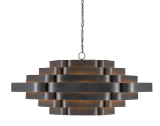 Bailey Black Chandelier Chandelier by Currey and Company