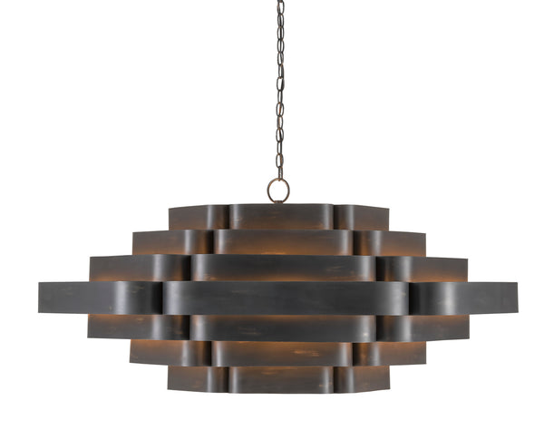 Bailey Black Chandelier Chandelier by Currey and Company