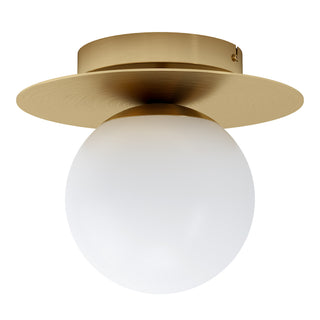 Buy brushed-brass Arenales Ceiling Mount Light by Eglo USA