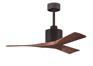 Buy textured-bronze-finish-with-walnut-tone-blades 3-Blades Nan Matthews Fan Company by Matthews Fan Company